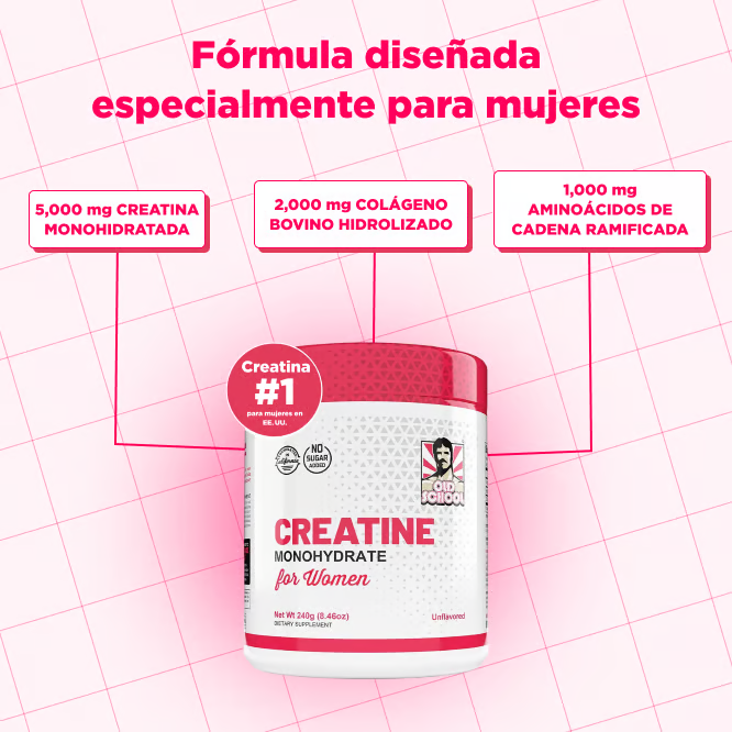 🍑 CREATINA MONOHIDRATADA 5 EN 1 (+COLÁGENO) 🍑