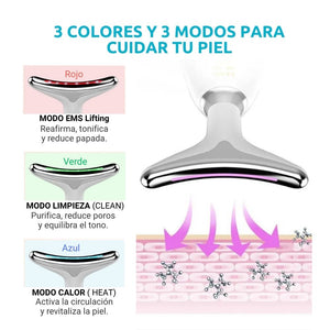 💖✨GlowLift™ Reductor de papada arrugas y Rejuvenecedor  con Calor y Fototerapia.💆♀️💡
