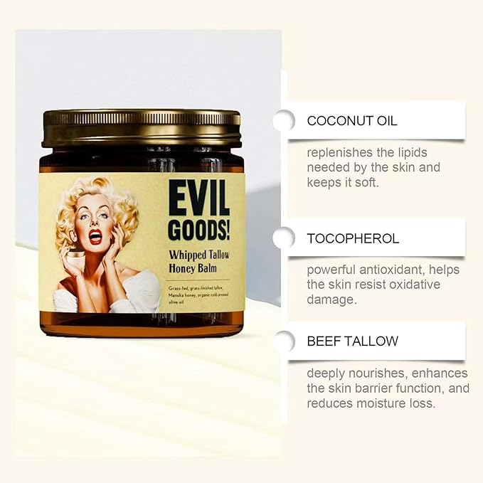 🐄💫 EVIL GOODS! 💥 ORIGINAL – Firmeza y Brillo con Cebo + Miel 🍯