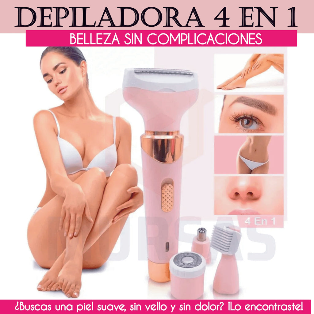 DEPILADORA ELECTRICA 4 EN 1