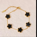 💥 Pulsera Trébol de la Suerte Estilo Van Cleef 🍀✨ Elegancia que Enamora