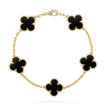 💥 Pulsera Trébol de la Suerte Estilo Van Cleef 🍀✨ Elegancia que Enamora