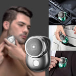 Mini barbeador elétrico portátil – Recarregável por USB, para todo o corpo | RAZOMATIC