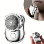 Mini barbeador elétrico portátil – Recarregável por USB, para todo o corpo | RAZOMATIC