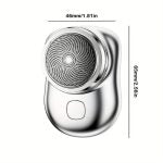 Mini barbeador elétrico portátil – Recarregável por USB, para todo o corpo | RAZOMATIC