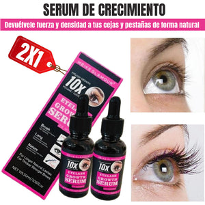 SERUM DE CRECIMIENTO Y PESTAÑAS 2X1