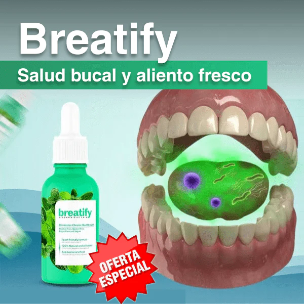 🦷🌿 BREATIFY GOTAS NATURALES PARA EL MAL ALIENTO🦷🌿
